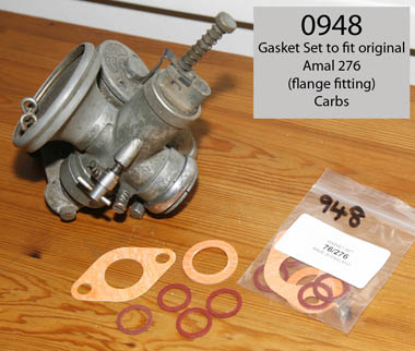 Washer kits for Amal 276 carbs
